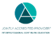 A logo with a triangle in a circleDescription automatically generated